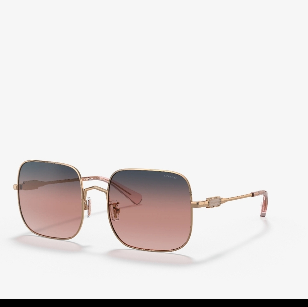 Coach Pink and Gold Sunglasses - Picture 6 of 9